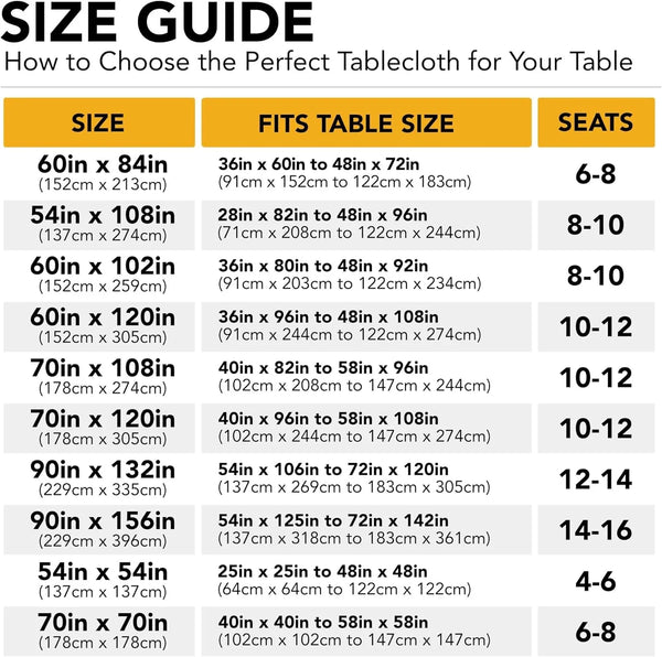 10-Pack White Tablecloths for Rectangle Tables, 60 X 102 Inches | Stain-Resistant Polyester Fabric for 6 Foot Tables - Washable Table Covers for Weddings, Banquets, Birthday, Parties, Events6