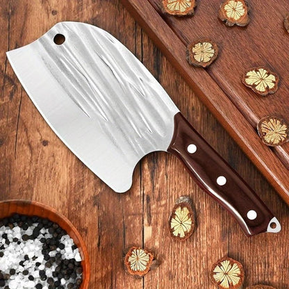 Meat Cleaver,Cleaver Knife Ebony Handle 5Cr13Mov Steel Forged Knife Handmade Slicing Knife Kitchen Boning Knife Butcher Knife, LAMAJIGA58444