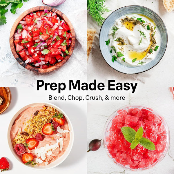 Braun Easyprep™ Mini Food Processor, 4 Cup, Two Speed Pulse, Quadblade | #1 Hand Blender Brand, Chop, Mince, Puree, Crush, One Hand Control, Removable Blades3
