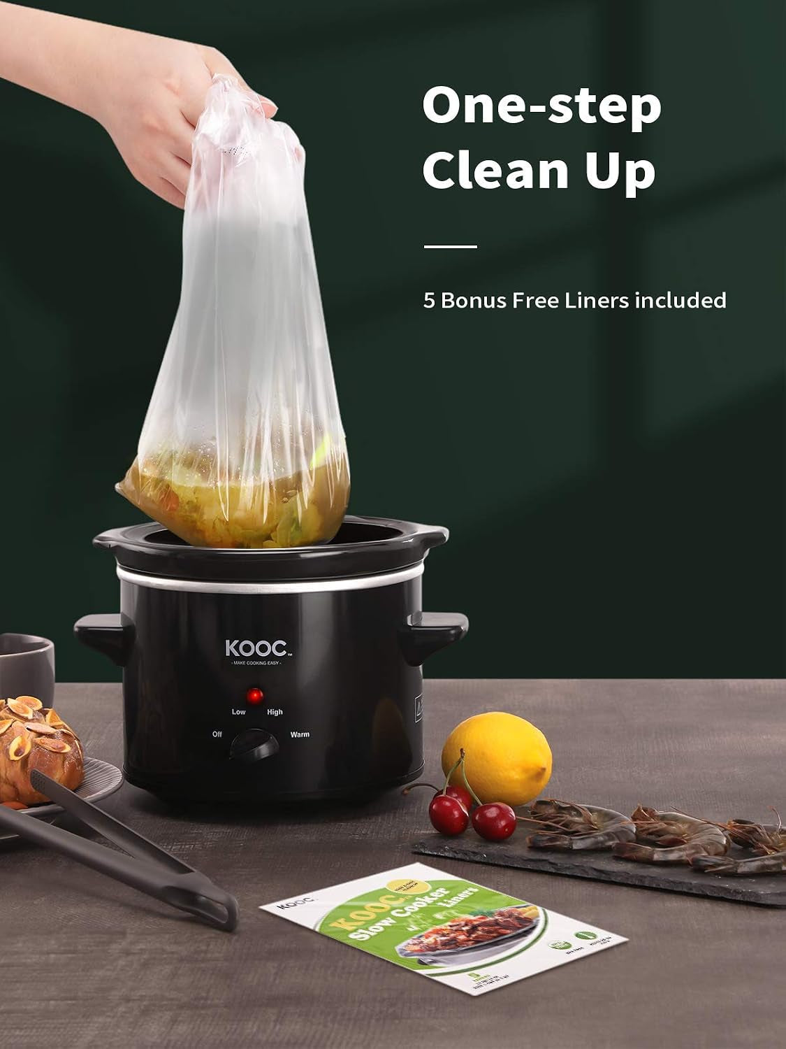 small-slow-cooker-2-quart-free-liners-included-for-easy-clean-up-upgraded-ceramic-pot-adjustable-temp-nutrient-loss-reduction-stainless-steel-black-round