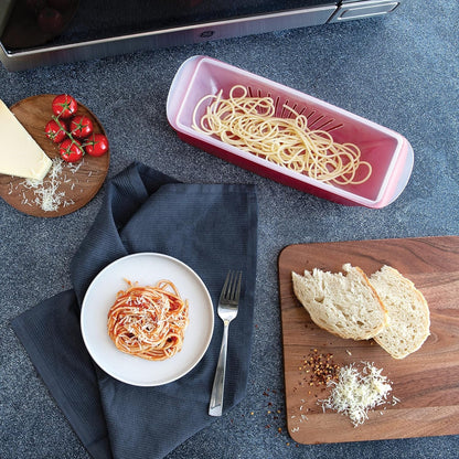 Microwave Pasta Cooker, 6.4 Cup, Red3