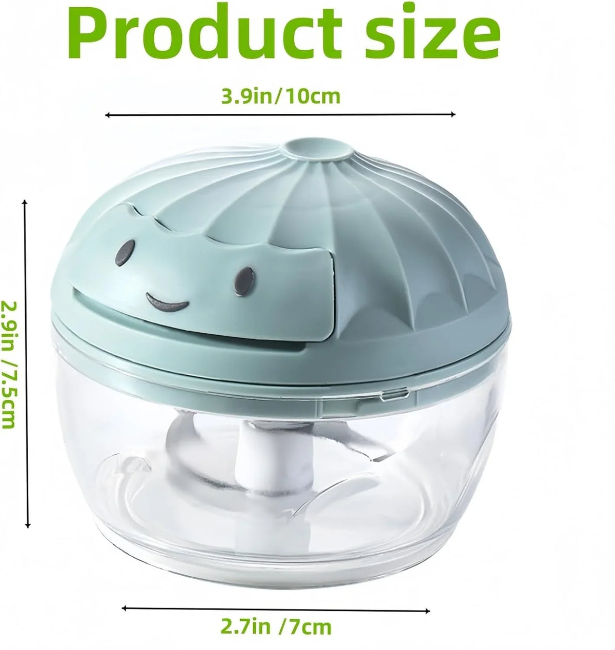 manual-food-processor-vegetable-chopper-mini-hand-pull-string-garlic-chopper-onion-cutter-for-veggies-ginger-fruits-nuts-avocado-garlic-etc-food-safe-material-160ml-blue