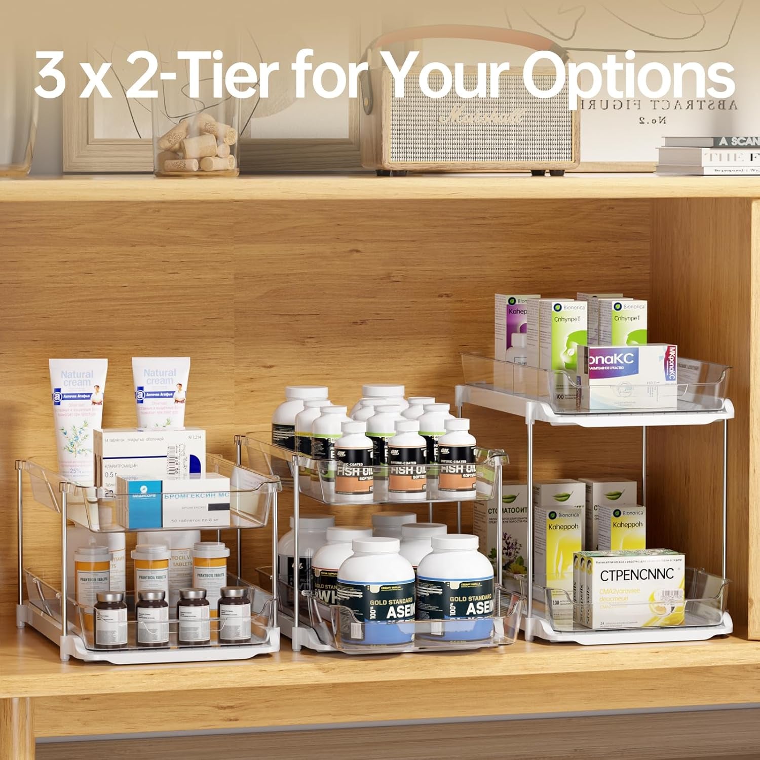 2-sets-of-3-tier-bathroom-under-sink-organizers-and-storage-multi-purpose-stackable-pantry-organization-and-storage-pull-out-clear-kitchen-bathroom-cabinet-organizer-with-movable-dividers