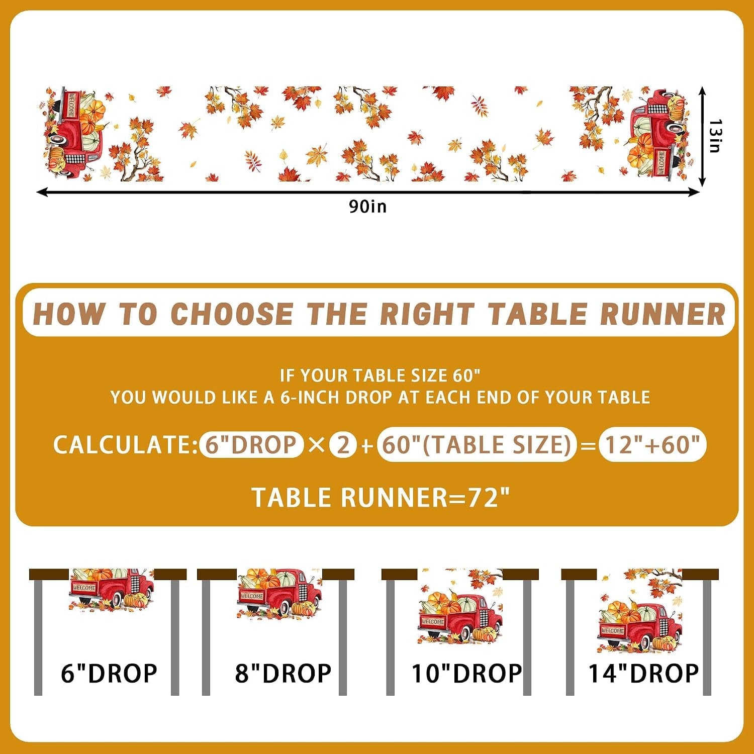fall-table-runner-90-fall-runner-for-table-dining-kitchen
