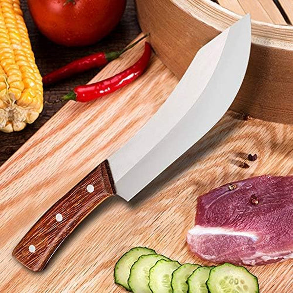 Meat Cleaver Knife, Kitchen Knife Stainless Steel Slaughter Carving Boning Slicing Knives Utility Knives Slicing Fruit Knife Cleaver Kitchen Tools6