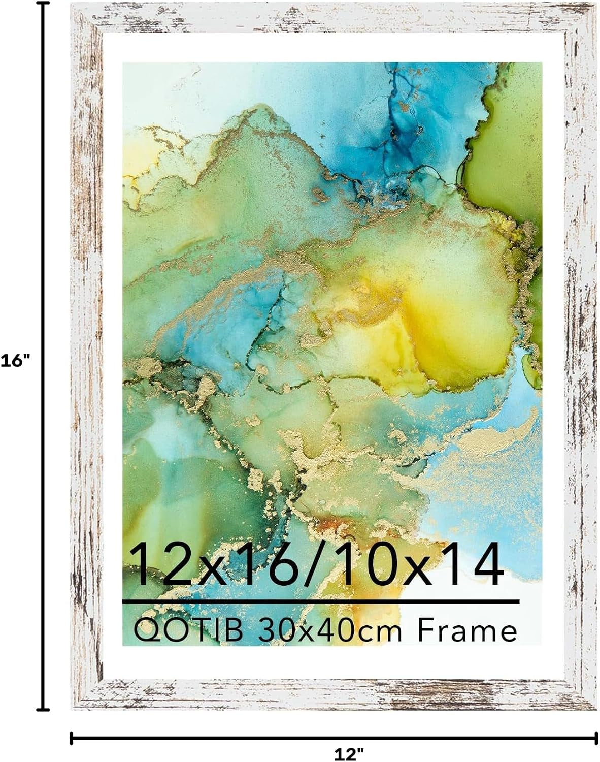 12x16-frame-rustic-white-with-10x14-mat-for-30-x-40cm-diamond-art-painting-display-photo-10-x-14-with-mat-or-12-x-16-without-mat-wood-12-by-16-picture-frame-for-wall-hanging-rustic-white-1-pack