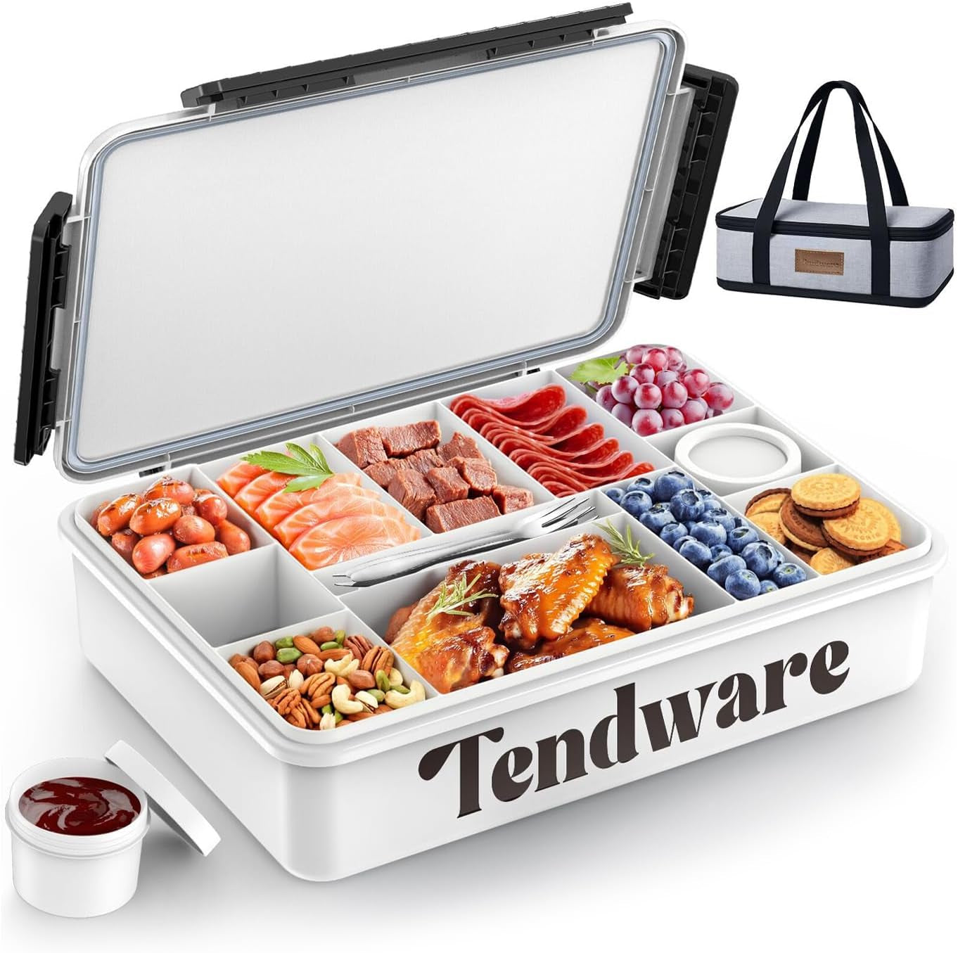 chilled-portable-snackle-box-container-with-ice-pack-divided-serving-tray-with-insulated-bag-beach-essentials-for-summer-snack-containers-for-road-trip-charcuterie-snack-picnic-white