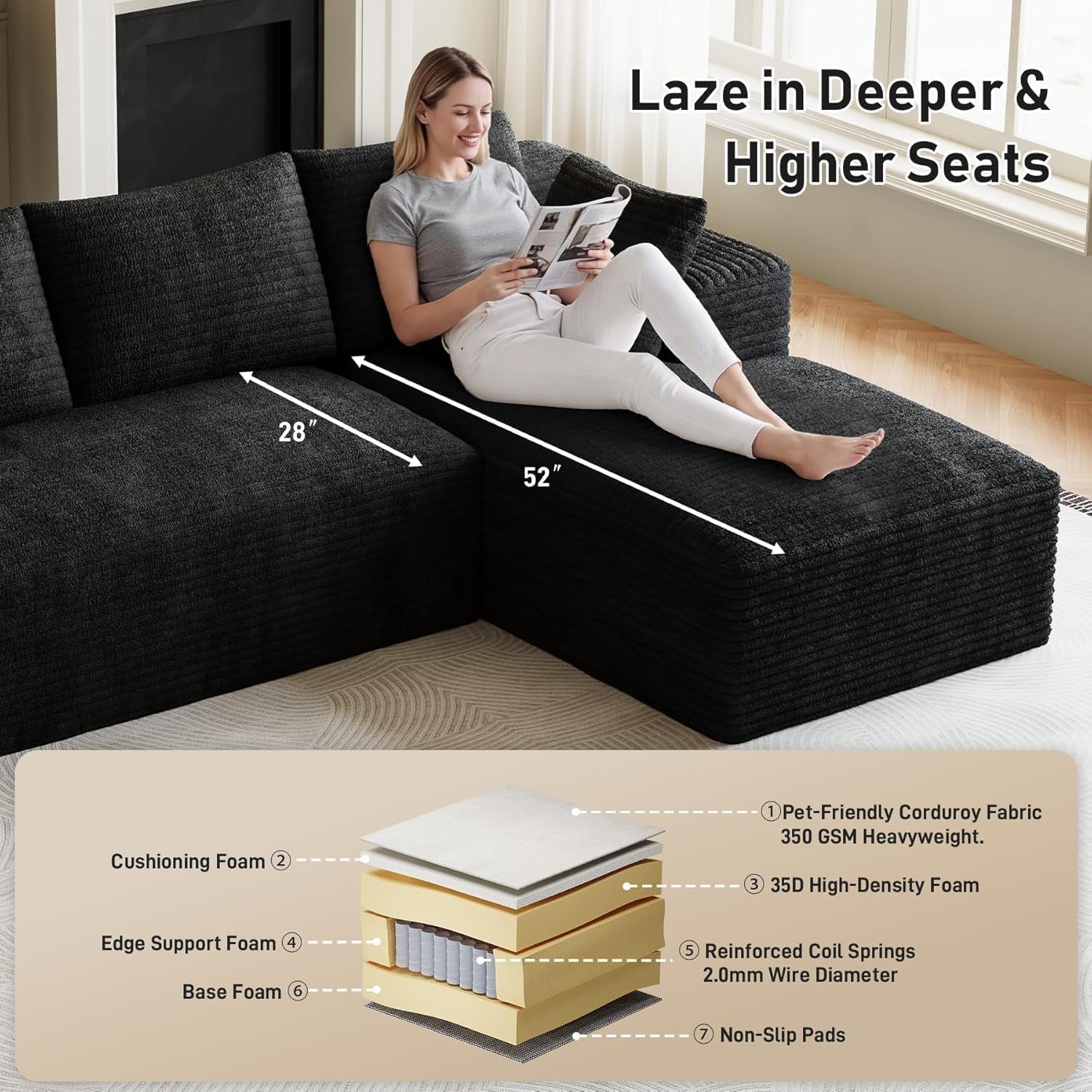 96-l-shaped-cloud-boneless-couch-sofa-with-chaise-black