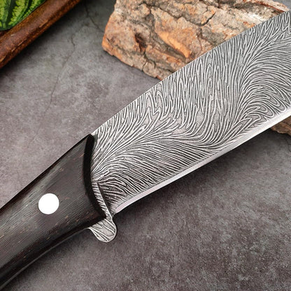 Meat Cleaver, 8 Inch Chinese Butcher Knife Wood Handle Knives Slicing Bone Chopping Knives Ultra-Sharp Bone Cutter Kitchen Tool4