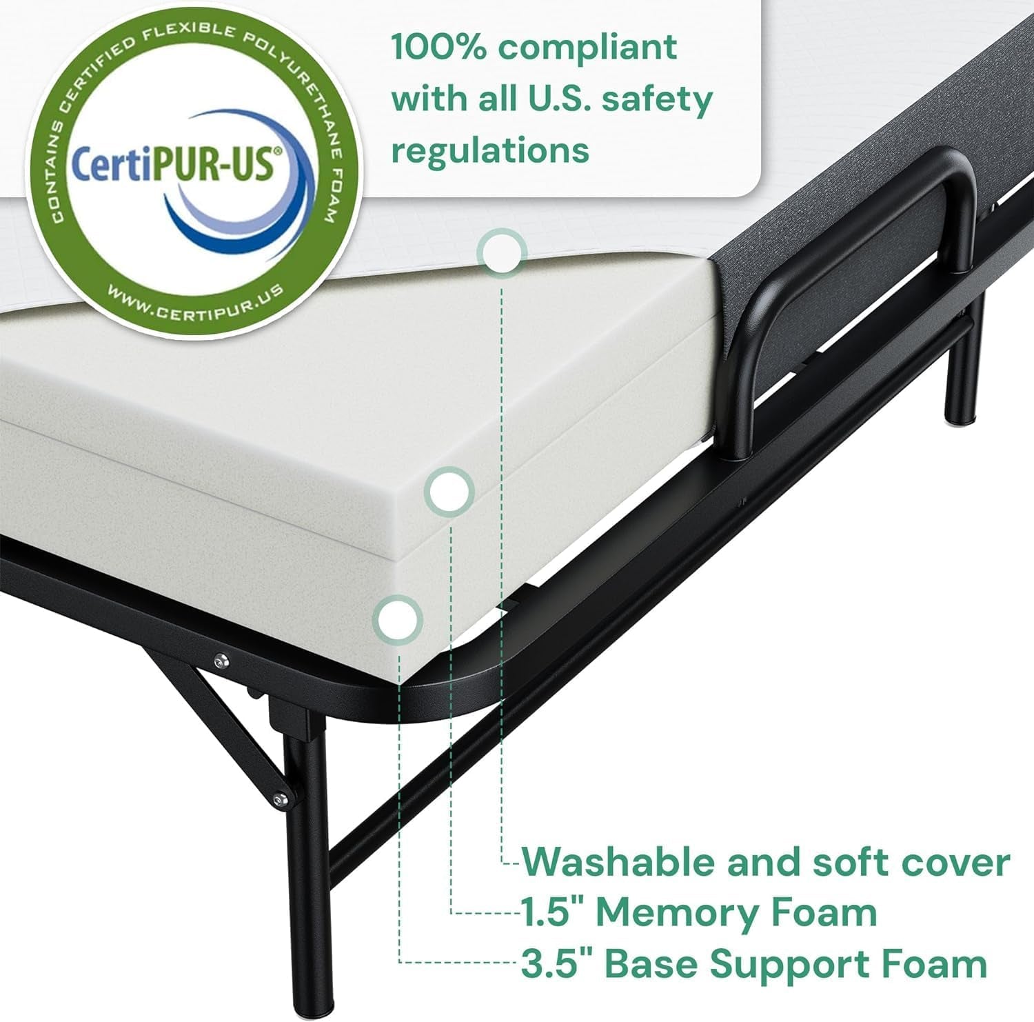 folding-bed-with-mattress-for-adults-kids-cot-size-75-x-31-portable-foldable-bed-with-5-memory-foam-mattress-rollaway-beds-fold-up-super-strong-framecot