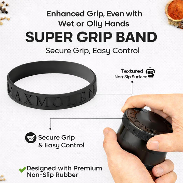 Large Manual Kitchen Spice & Seasoning Grinder, Dual Grind Plates for Fine & Medium Seasoning Texture5