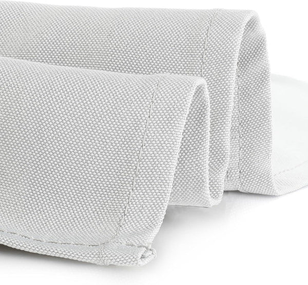 Square Tablecloth - 70 X 70 Inch White Table Cloth for Medium Square or round Tables - Heavy Duty Washable Fabric - for Buffet Table, Holiday Party, Dinner, Wedding & Baby Shower3