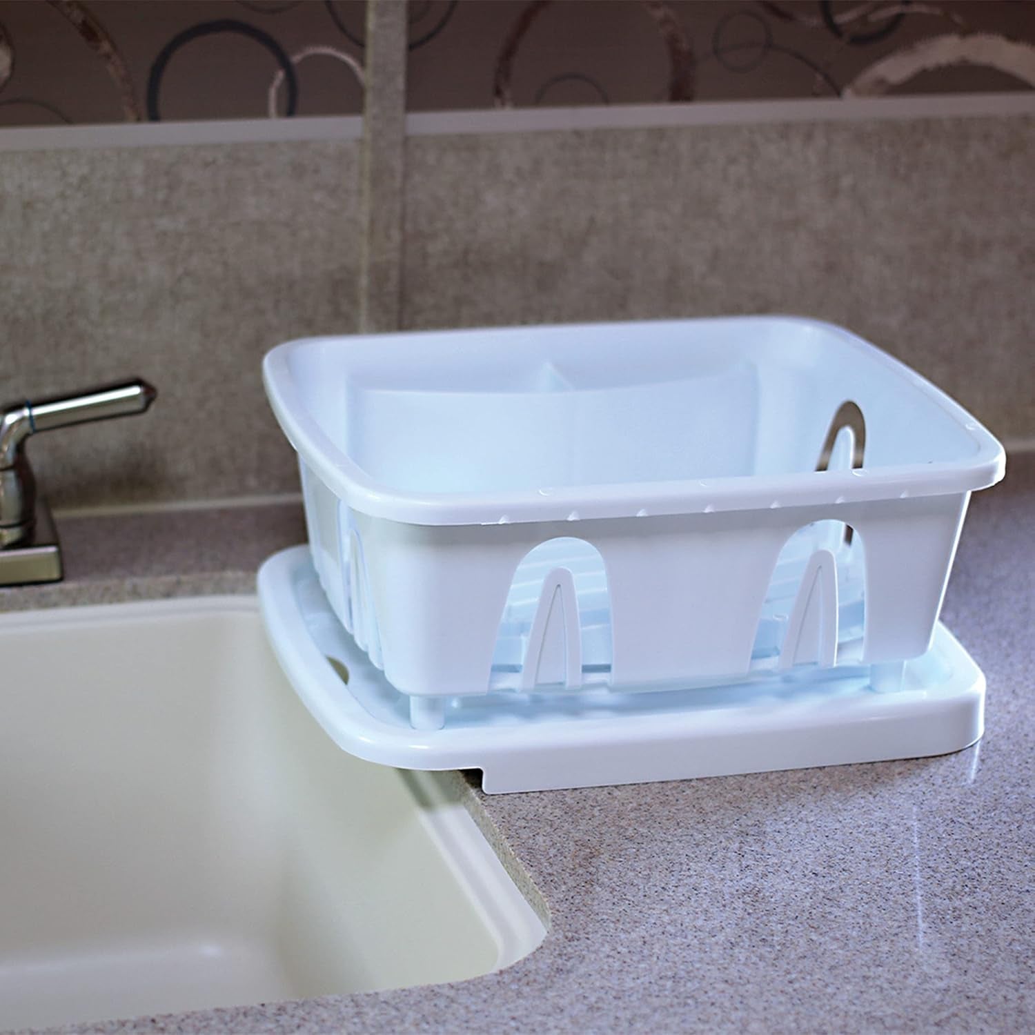 rv-mini-dish-drainer-tray-features-a-sloped-drain-tray-design-heavy-duty-construction-ideal-for-small-spaces-apartments-boats-and-more-9-5l-x-11-7w-x-4-75h-white-43511