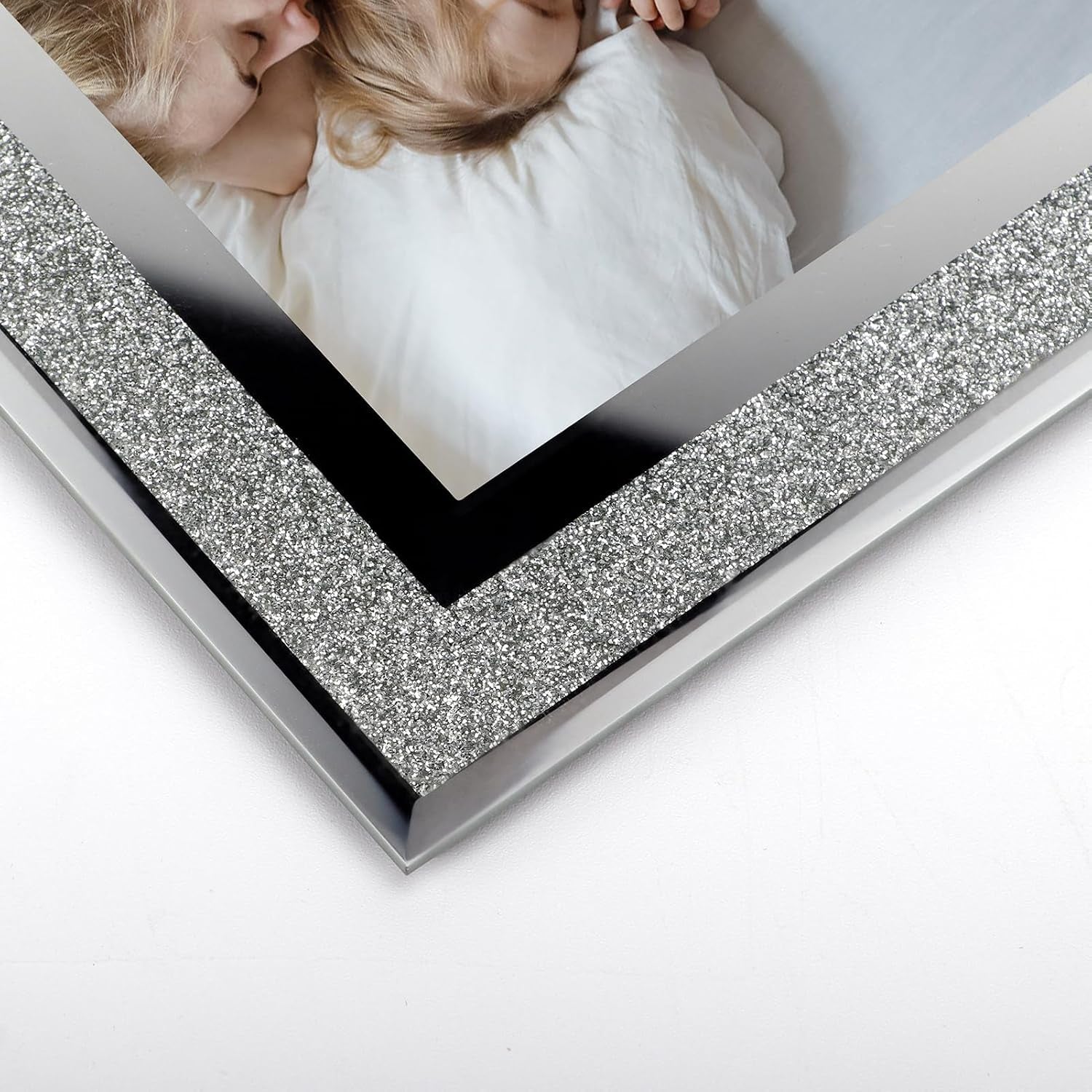 12-pack-5x7-picture-frame-sparkle-glass-photo-frames-5-by-7-for-tabletop-horizontally-or-vertically