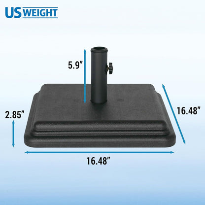 40Lb Umbrella Base – for Use with Patio Table – Black4