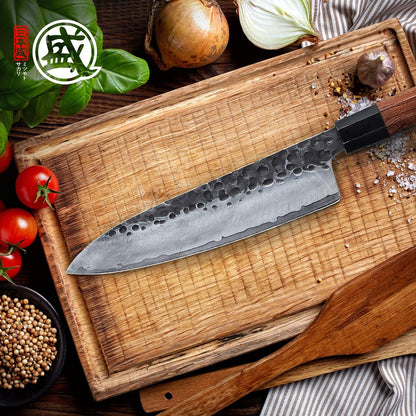 8-Inch Japanese Gyuto Chef Knife, 3-Layer 9Cr18Mov7
