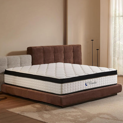Full Size Mattress, 12 Inch Memory Foam with Individual Pocket Spring, Medium Firm, in a Box for Pressure Relief & Motion Isolation, Strong Edge Support1