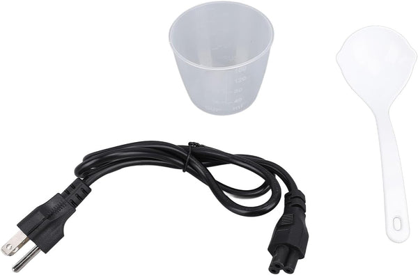 Mini Electric Cooker, Compact Portable Design with Visual Lid for Rice Noodles Soup Stewing, Suitable for Home Travel Camping Office (US Plug 110V)7