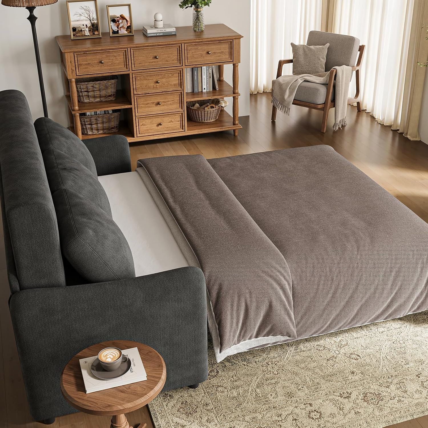 sleeper-sofa-70-loveseat-with-pull-out-bed-mattress-included