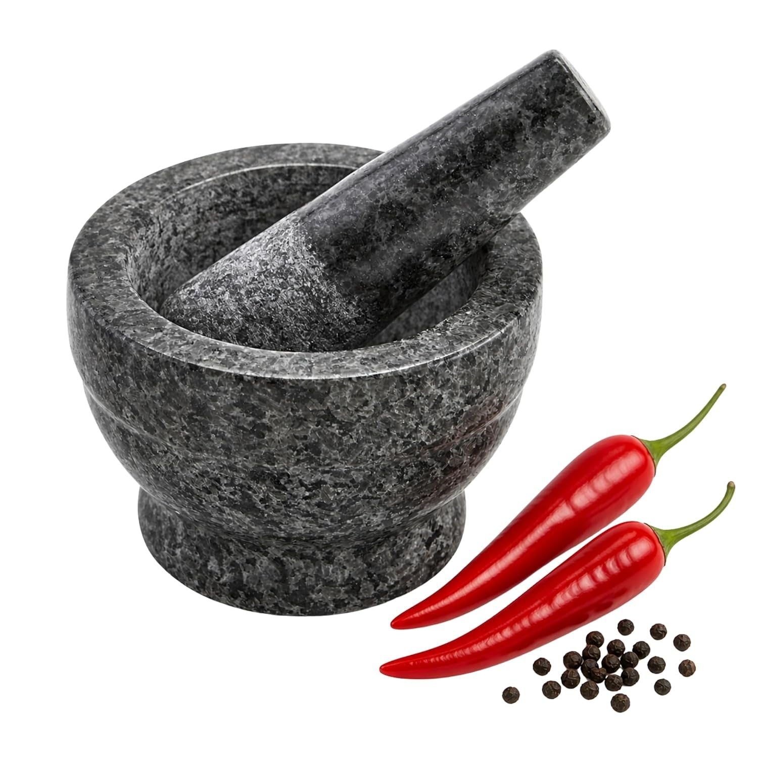 usa-small-polished-mortar-and-pestle-3-75-granite-ideal-for-grinding-spices-and-herbs