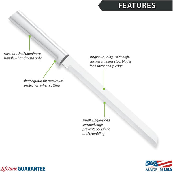 Cutlery 8" Bread Knife (R143), Silver2