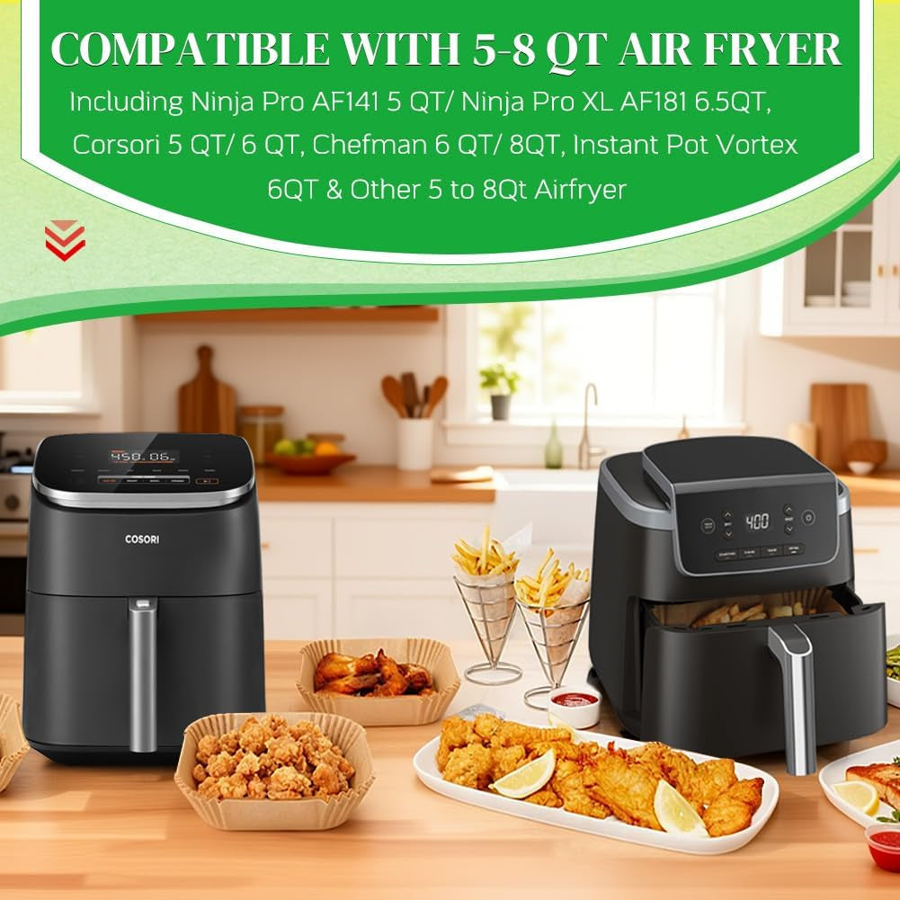 8in-square-disposable-air-fryer-liners-300pcs-parchment-paper-air-fryer-paper-liners-compatible-with-ninja-af141-5-qt-pro-af181-6-5qt-cosori-chefman-6-qt-other-5-to-8qt-airfryer