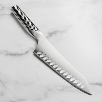 7" Asian Chef'S Knife with Hollow Edge6