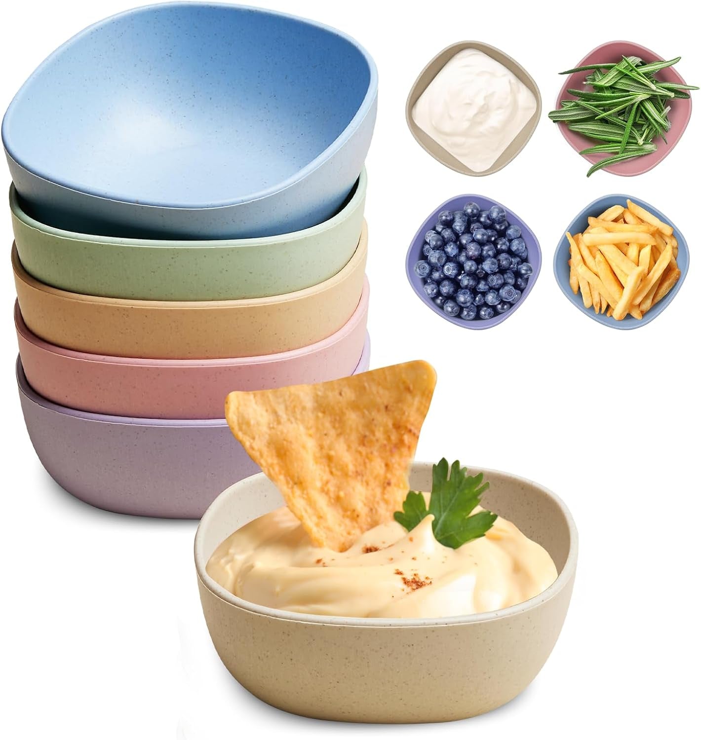 6-pack-wheat-straw-soy-sauce-dishes-4-5-oz-small-dessert-bowls-unbreakable-dipping-bowl-pinch-bowls-set-dipping-sauce-cups-mini-prep-bowls-dip-bowls-for-side-dish-ketchup-soy-bbq