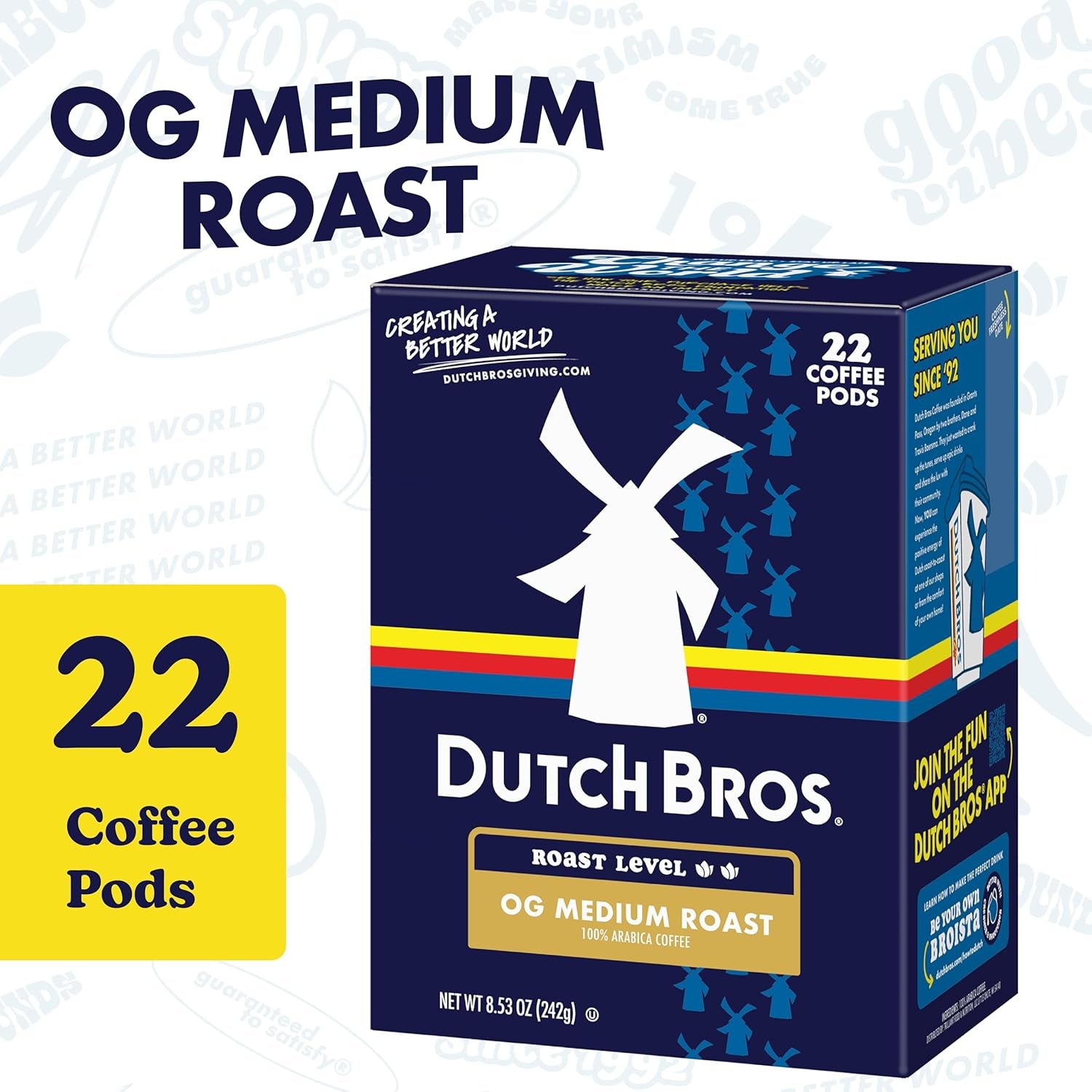 dutch-bros-og-medium-roast-22-ct-medium-roast-single-serve-coffee-pods-100-arabica-coffee-milk-chocolate-and-citrus-notes-keurig-k-cup-brewer-compatible-single-serve-pods-pairs-with-creamers