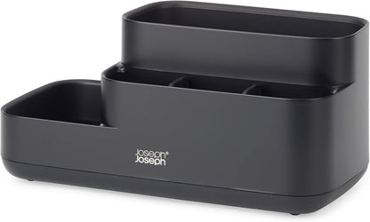 Joseph Joseph Easystore - Bathroom Storage Caddy Organizer for Bathroom Accessories, Matt Black2