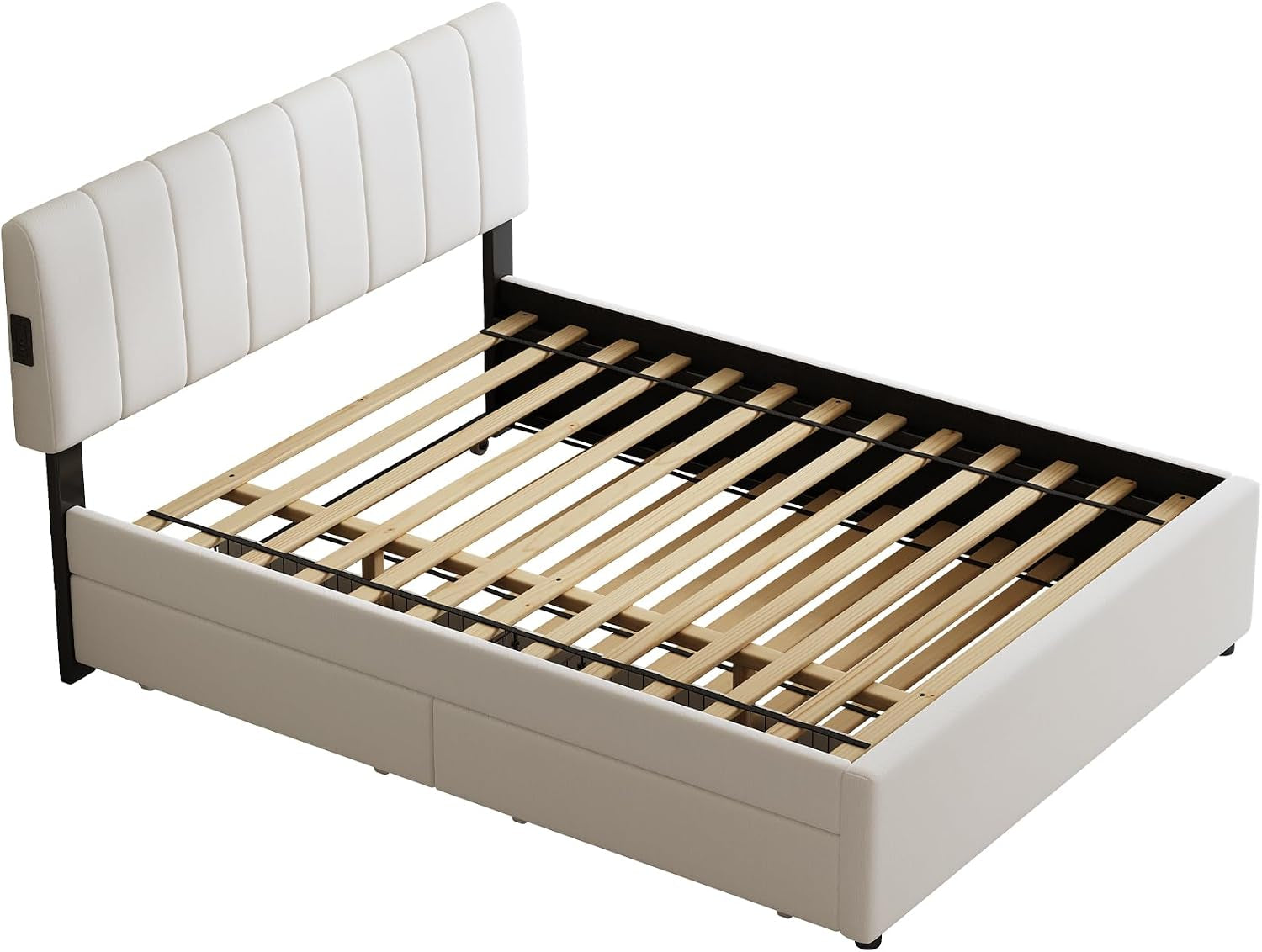 queen-size-upholstered-platform-bed-w-trundle-bed-2storage-drawers