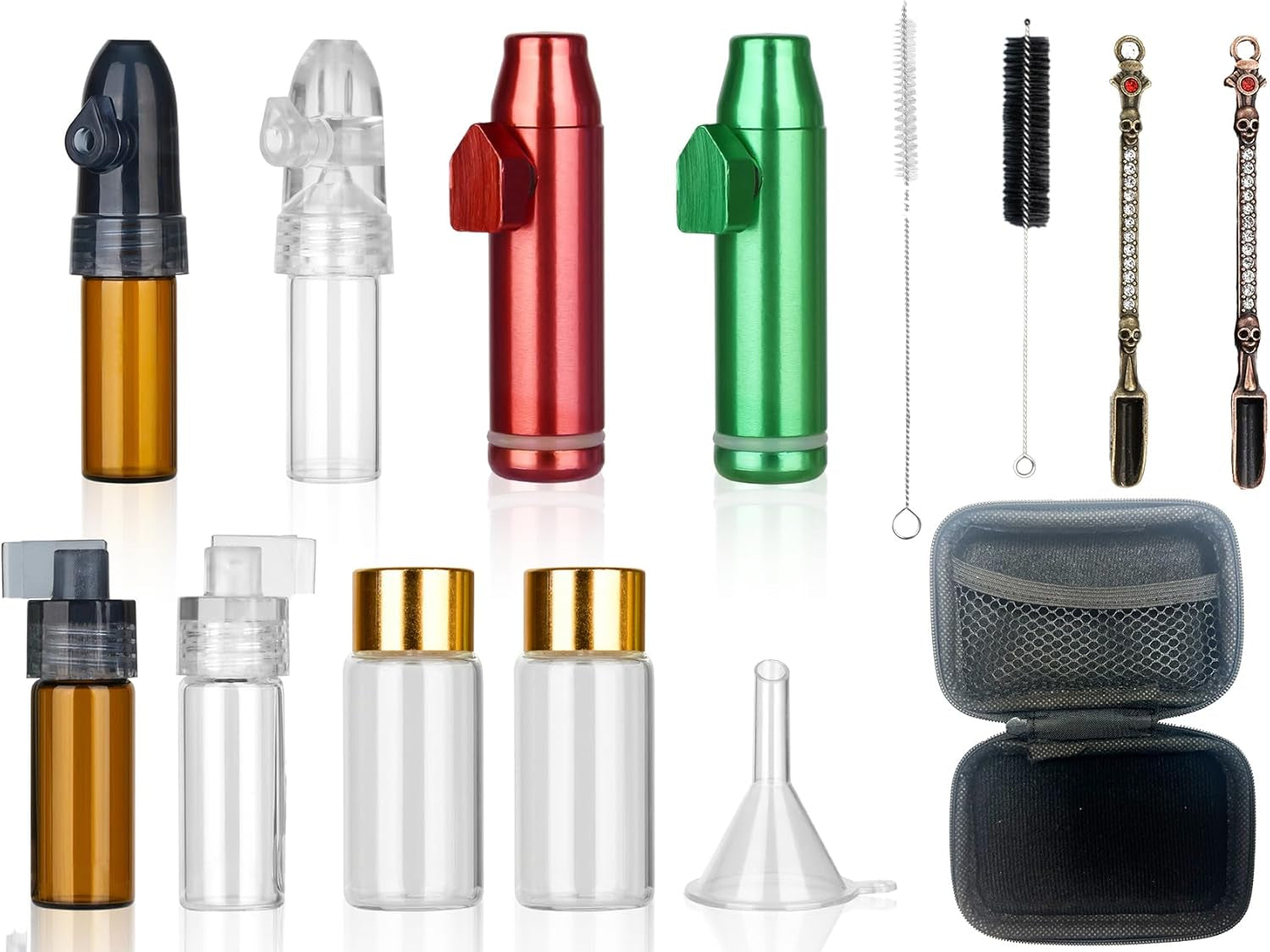 portable-kitchen-metal-spice-bottle-camping-outdoor-glass-set