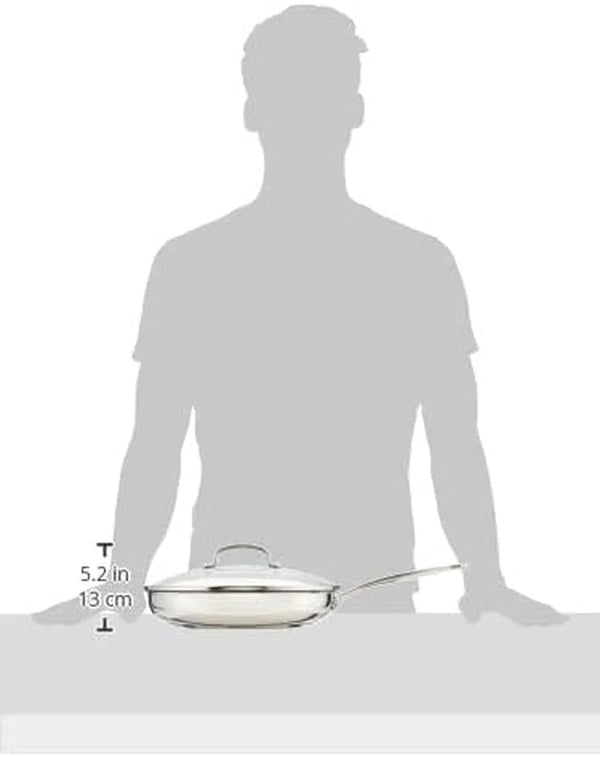 12 Inch Skillet with Glass Cover, Chef'S Classic Collection, 722-30G6