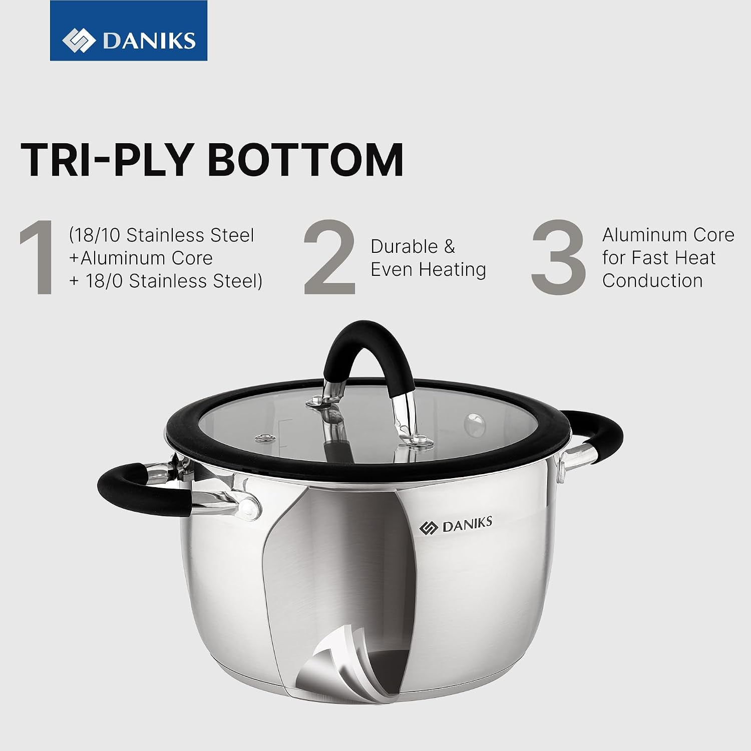 orlando-11-piece-stainless-steel-cookware-set-with-glass-lids-includes-saucepan-and-frying-pan-tri-ply-bases-for-even-heating-induction-compatible-dishwasher-safe-heatproof-handles