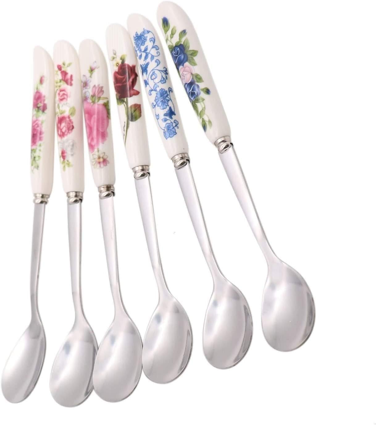 6-pack-stainless-steel-coffee-spoon-ceramic-handle-teaspoon-sugar-ice-cream-desert-spoon-stirring-soup-tableware