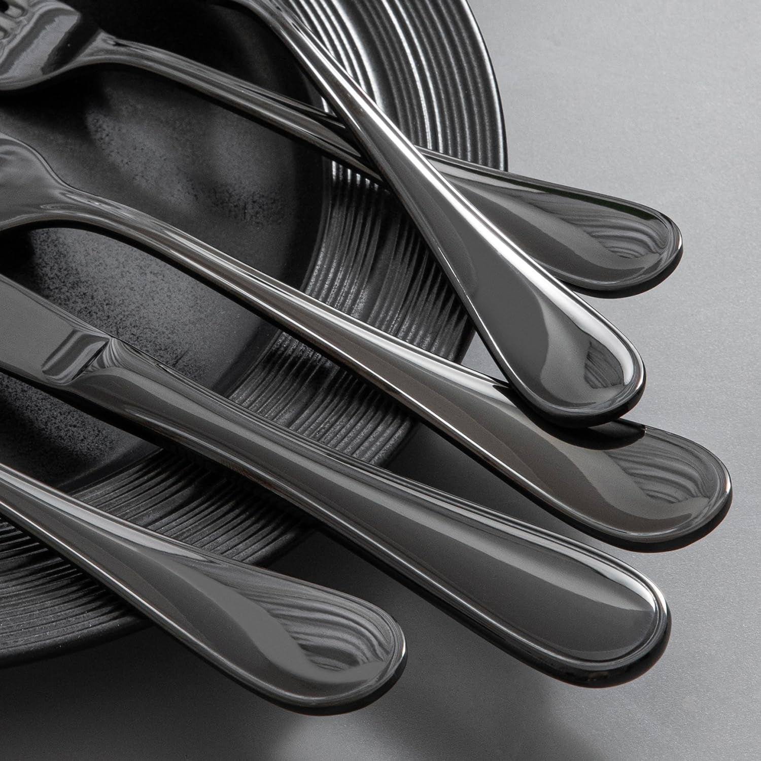 18-10-stainless-steel-silverware-set-for-8-40-piece-black-flatware-set-teardrop-heavy-cutlery-set-mirror-polished-knives-fork-spoons-utensils-dishwasher-safe-for-home-kitchen-wedding