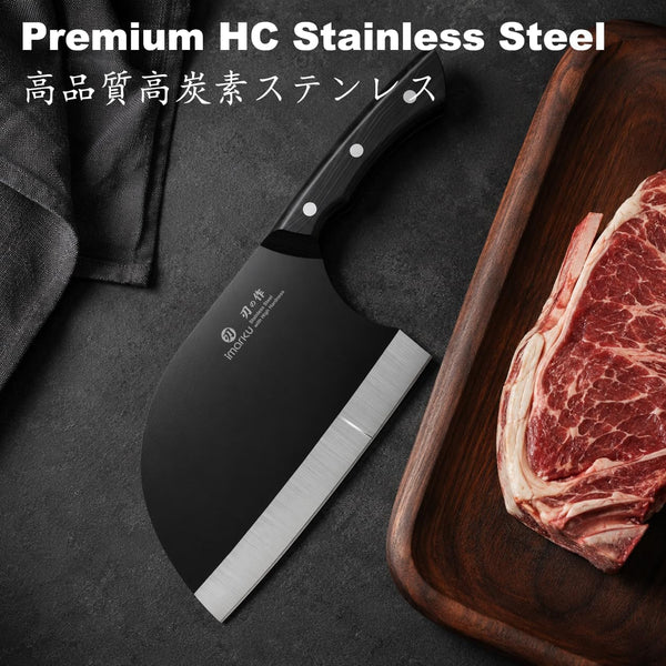 6.7 Inch Butcher Knife, Meat Cleaver Knife Japanese Steel, Dad Gifts3