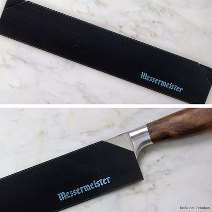 10” Chef’S Edge-Guard, Black - Fashionable & Functional Knife Protector for Chef’S & Wide-Blade Knives - 2 Blade Entry Notches - 10.5” X 1.9375”4