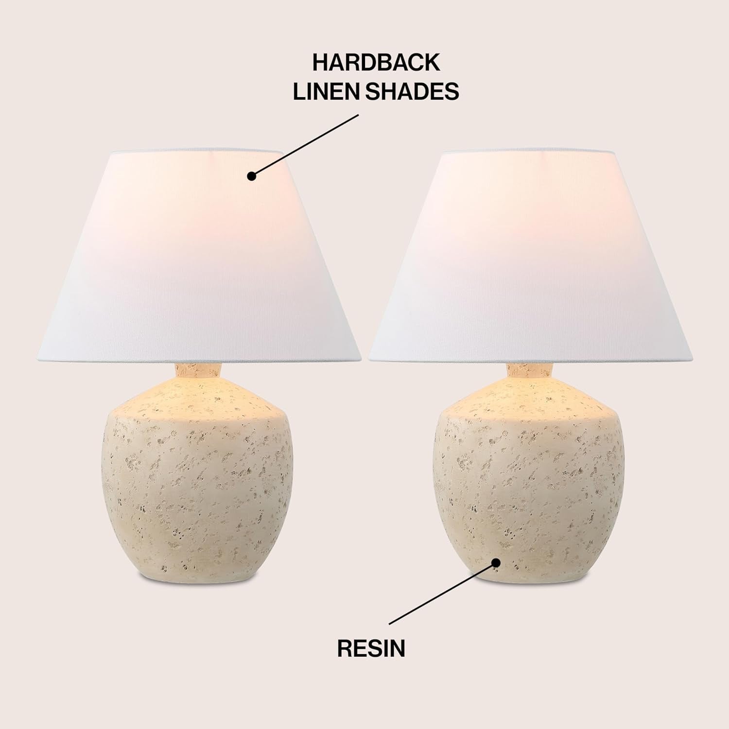 myron-18-concrete-effect-table-lamp-cream-set-of-2-minimalist-scandinavian-design-resin-and-gold-metal-base-white-linen-shade-led-bulbs-included-modern-bedside-light
