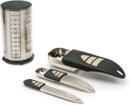 Baker’S Pro Adjust-A-Measure Set, 4-Piece, Satin3