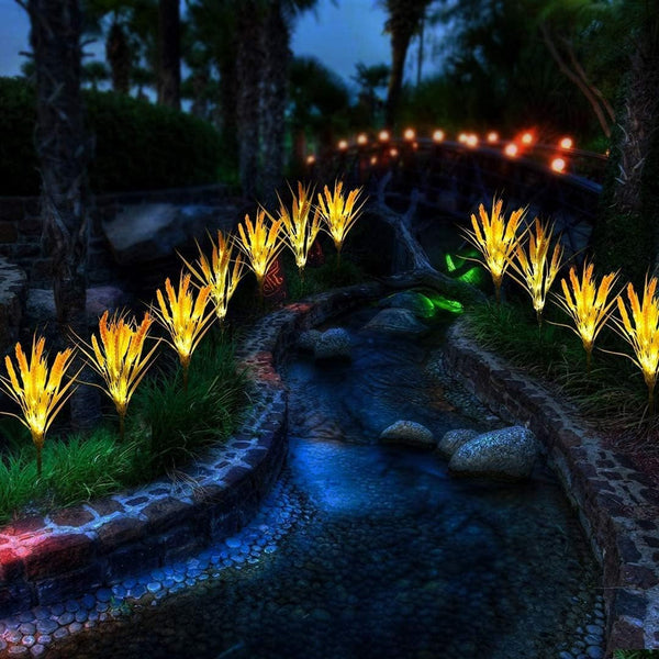 Solar Flower Lights Outdoor 2 Pack Wheat Ear Garden Lights4