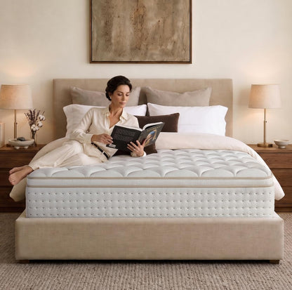 Full Size Mattress, 12 Inch Hybrid Full Mattress in a Box, Memory Foam & Individual Pocket Springs, Medium Firm, Motion Isolation, Ideal for All Sleep Positions, Certipur-Us Certified1