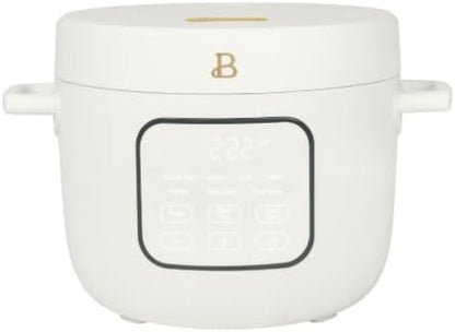 14-Cup Cooked Electric Rice & Grain Cooker, 6-Cup Uncooked, Evergood™ Ceramic Nonstick Coating, White Icing by Drew Barry~More1