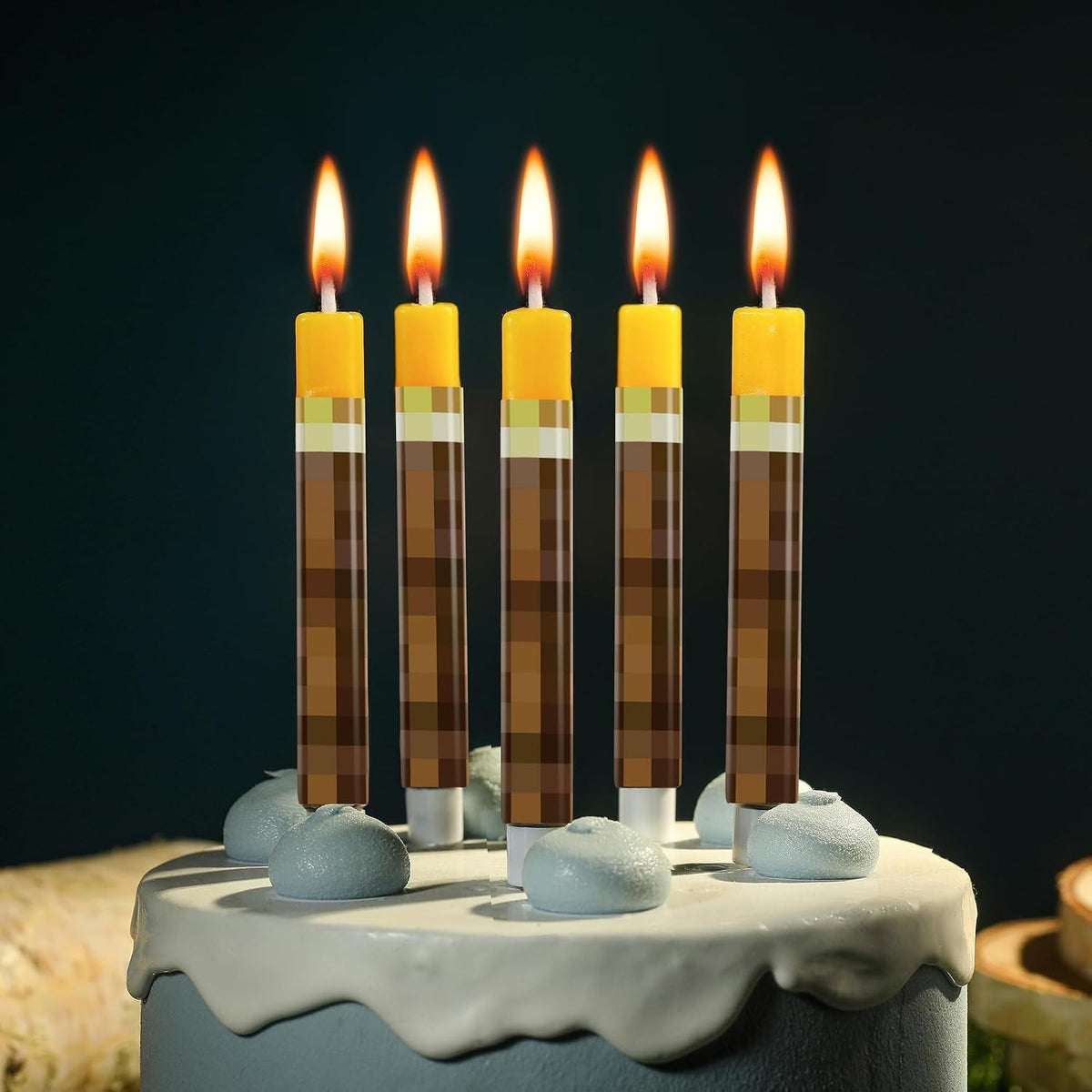 10-pieces-birthday-candles-for-miner-crafting-birthday-party-decorations-pixel-game-party-supplies-themed-mine-pixel