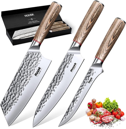 Japanese Kitchen Knife Set of 3, Professional Chef Knives Set1