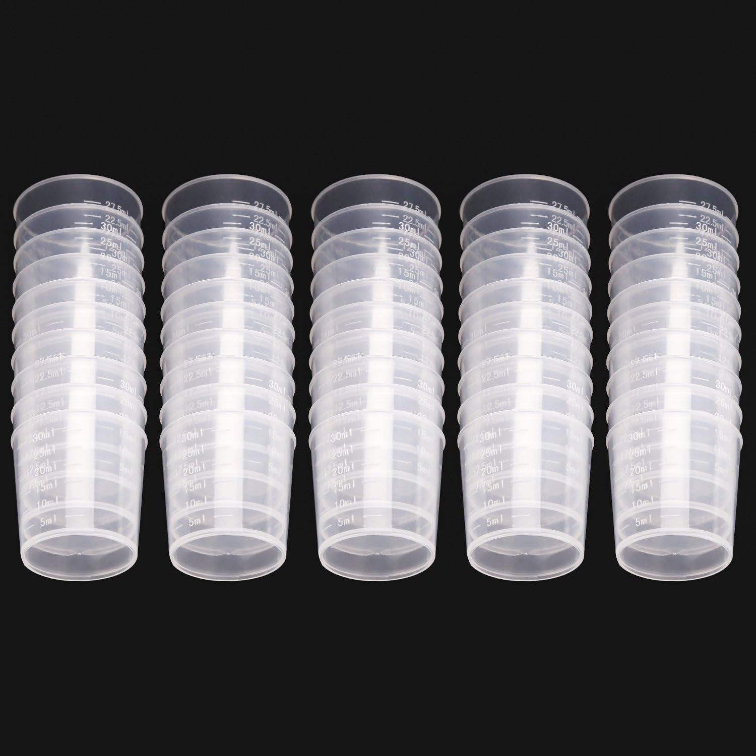 50-pack-30ml-plastic-reusable-graduated-cups-transparent-scale-cups-with-50-pack-wooden-stirring-sticks-for-mixing-paint-stain-epoxy-resin
