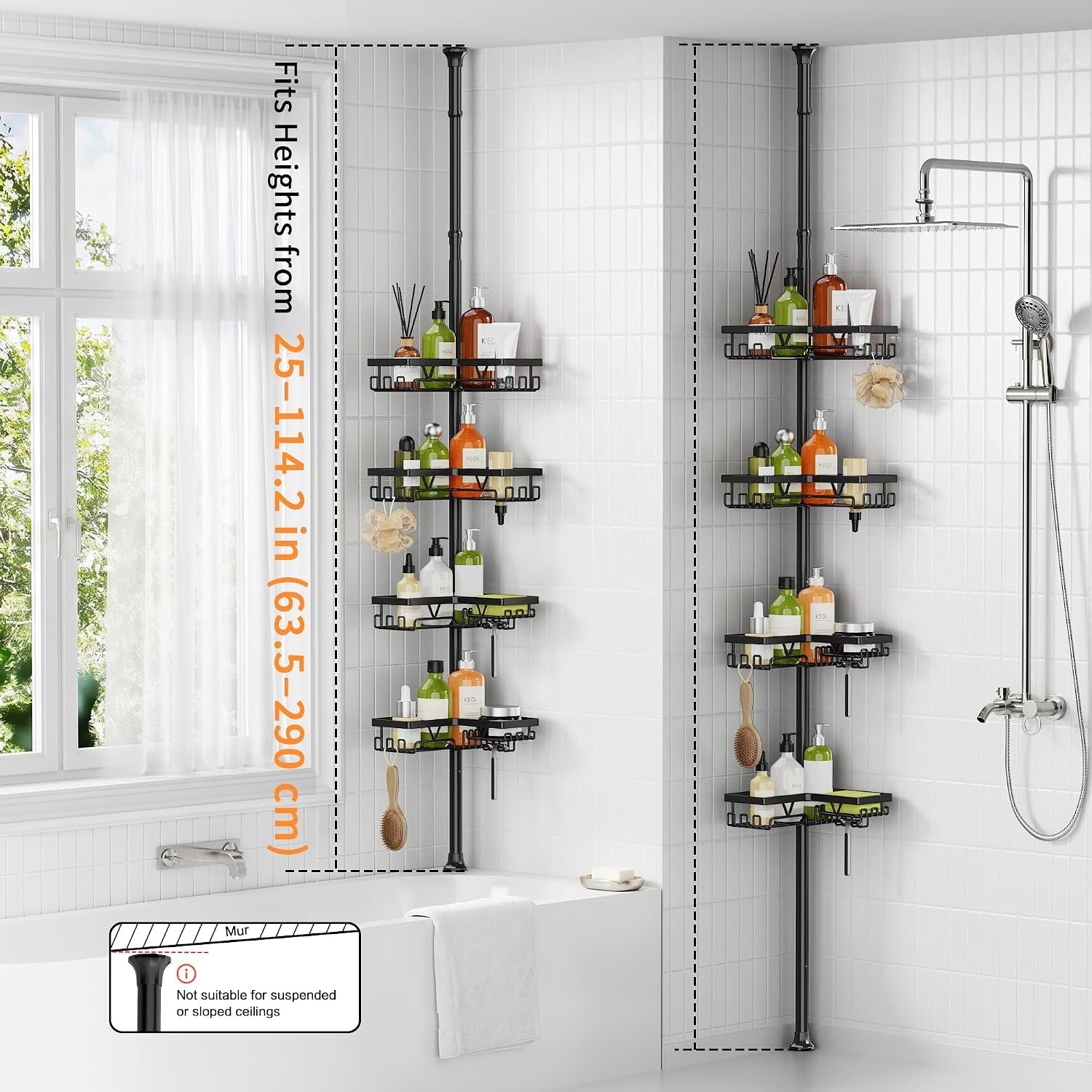 corner-shower-caddy-tension-pole-2-steps-install-bathroom-organizer