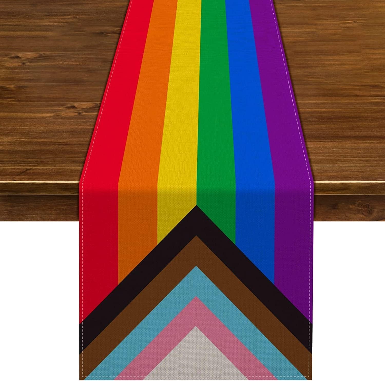 rainbow-table-runner-rustic-june-pride-month-lgbtq-party-decoration-linen-farmhouse-home-dining-room-kitchen-table-decor-13-x-60