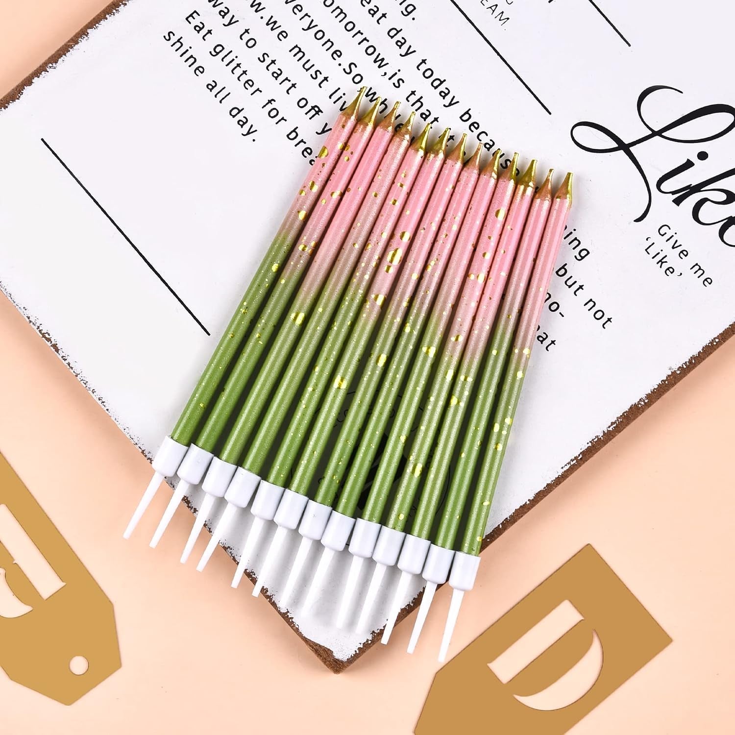 pink-green-gold-long-thin-birthday-candles-cake-candles-birthday-parties-wedding-decorations-party-candles