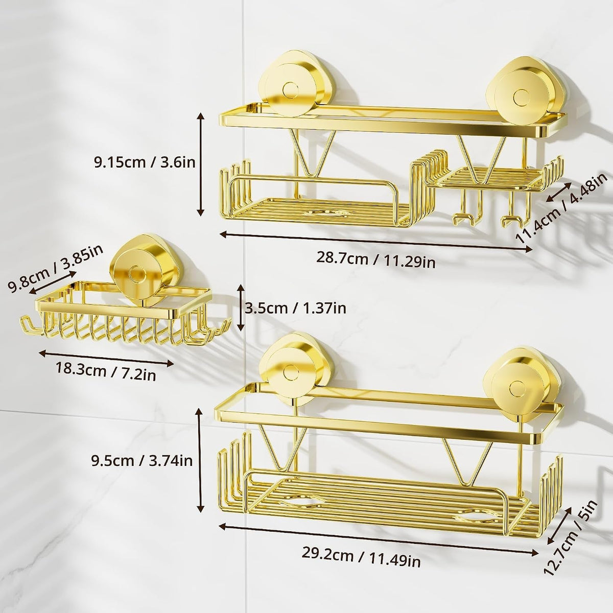 suction-cup-shower-caddy-organizer-with-soap-holder-and-hooks-gold